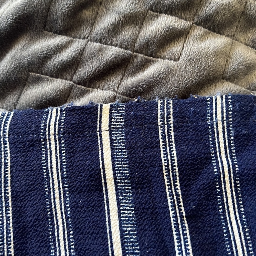 Bobeau Navy &‎ White Stripped Tank Style Jumpsuit - Picture 13 of 15